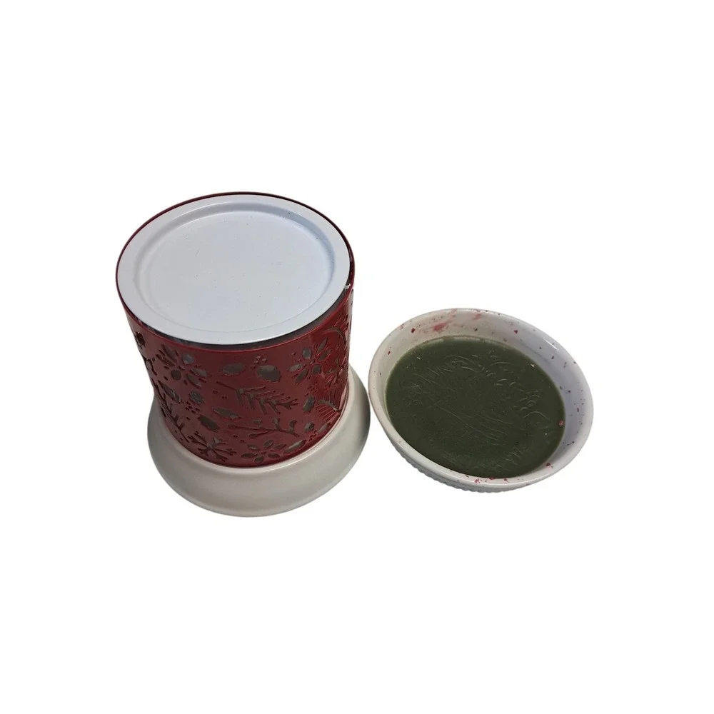 HomeWorx Harry Slatkin‎ Electric Wax Warmer Red Snowflake Holiday XCW-8217